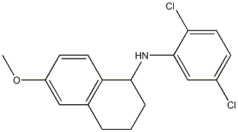 N-(2,5-dichlorophenyl)-6-methoxy-1,2,3,4-tetrahydronaphthalen-1-amine,,结构式