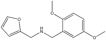 N-(2,5-dimethoxybenzyl)-N-(2-furylmethyl)amine Struktur