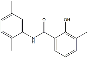 N-(2,5-dimethylphenyl)-2-hydroxy-3-methylbenzamide Structure