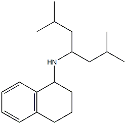 N-(2,6-dimethylheptan-4-yl)-1,2,3,4-tetrahydronaphthalen-1-amine Structure