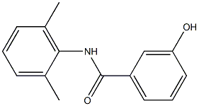 N-(2,6-dimethylphenyl)-3-hydroxybenzamide Structure