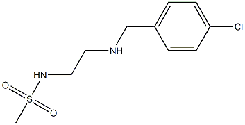  N-(2-{[(4-chlorophenyl)methyl]amino}ethyl)methanesulfonamide