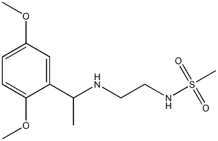 N-(2-{[1-(2,5-dimethoxyphenyl)ethyl]amino}ethyl)methanesulfonamide