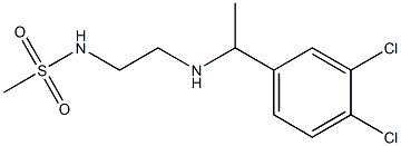 N-(2-{[1-(3,4-dichlorophenyl)ethyl]amino}ethyl)methanesulfonamide