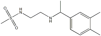  N-(2-{[1-(3,4-dimethylphenyl)ethyl]amino}ethyl)methanesulfonamide