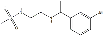 N-(2-{[1-(3-bromophenyl)ethyl]amino}ethyl)methanesulfonamide