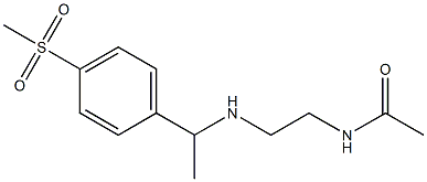  N-(2-{[1-(4-methanesulfonylphenyl)ethyl]amino}ethyl)acetamide