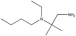 N-(2-amino-1,1-dimethylethyl)-N-butyl-N-ethylamine Struktur