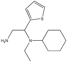 N-(2-amino-1-thien-2-ylethyl)-N-cyclohexyl-N-ethylamine Struktur