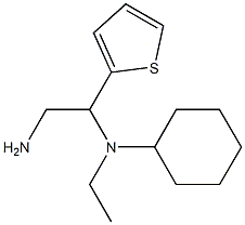 N-(2-amino-1-thien-2-ylethyl)-N-cyclohexyl-N-ethylamine Structure