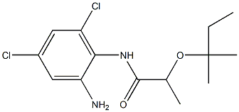 N-(2-amino-4,6-dichlorophenyl)-2-[(2-methylbutan-2-yl)oxy]propanamide|