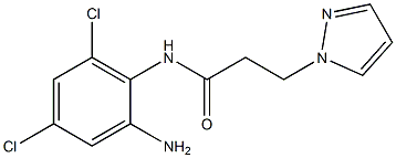 N-(2-amino-4,6-dichlorophenyl)-3-(1H-pyrazol-1-yl)propanamide