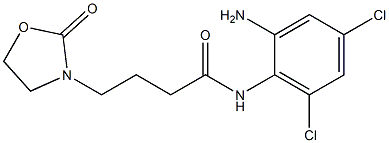 N-(2-amino-4,6-dichlorophenyl)-4-(2-oxo-1,3-oxazolidin-3-yl)butanamide
