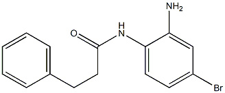 N-(2-amino-4-bromophenyl)-3-phenylpropanamide Struktur