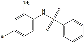 N-(2-amino-4-bromophenyl)benzenesulfonamide Structure