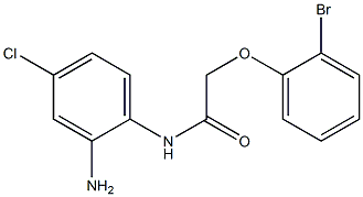 N-(2-amino-4-chlorophenyl)-2-(2-bromophenoxy)acetamide Struktur