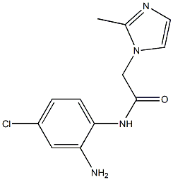 N-(2-amino-4-chlorophenyl)-2-(2-methyl-1H-imidazol-1-yl)acetamide Structure