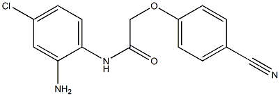 N-(2-amino-4-chlorophenyl)-2-(4-cyanophenoxy)acetamide Struktur