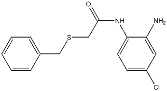 N-(2-amino-4-chlorophenyl)-2-(benzylsulfanyl)acetamide Structure