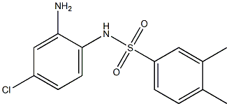 N-(2-amino-4-chlorophenyl)-3,4-dimethylbenzene-1-sulfonamide