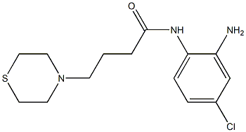 N-(2-amino-4-chlorophenyl)-4-(thiomorpholin-4-yl)butanamide Structure