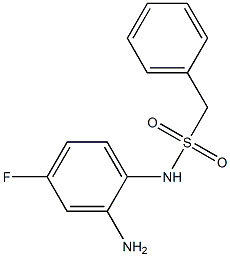 N-(2-amino-4-fluorophenyl)-1-phenylmethanesulfonamide Structure