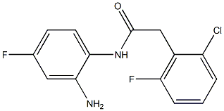 N-(2-amino-4-fluorophenyl)-2-(2-chloro-6-fluorophenyl)acetamide|