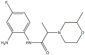  N-(2-amino-4-fluorophenyl)-2-(2-methylmorpholin-4-yl)propanamide