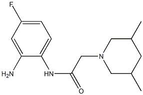 N-(2-amino-4-fluorophenyl)-2-(3,5-dimethylpiperidin-1-yl)acetamide