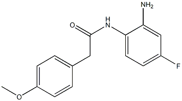 N-(2-amino-4-fluorophenyl)-2-(4-methoxyphenyl)acetamide Structure