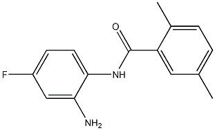 N-(2-amino-4-fluorophenyl)-2,5-dimethylbenzamide Structure