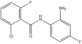 N-(2-amino-4-fluorophenyl)-2-chloro-6-fluorobenzamide Struktur