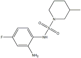 N-(2-amino-4-fluorophenyl)-3-methylpiperidine-1-sulfonamide Struktur