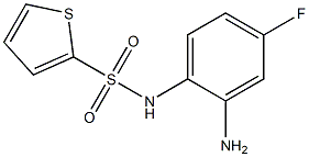 N-(2-amino-4-fluorophenyl)thiophene-2-sulfonamide Structure