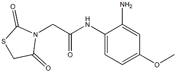 N-(2-amino-4-methoxyphenyl)-2-(2,4-dioxo-1,3-thiazolidin-3-yl)acetamide