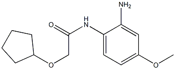 N-(2-amino-4-methoxyphenyl)-2-(cyclopentyloxy)acetamide Struktur