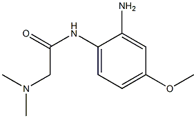 N-(2-amino-4-methoxyphenyl)-2-(dimethylamino)acetamide,,结构式