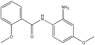 N-(2-amino-4-methoxyphenyl)-2-methoxybenzamide Struktur