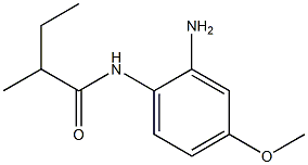 N-(2-amino-4-methoxyphenyl)-2-methylbutanamide Struktur