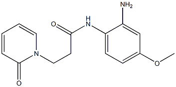 N-(2-amino-4-methoxyphenyl)-3-(2-oxopyridin-1(2H)-yl)propanamide