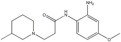 N-(2-amino-4-methoxyphenyl)-3-(3-methylpiperidin-1-yl)propanamide