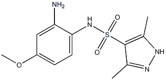 N-(2-amino-4-methoxyphenyl)-3,5-dimethyl-1H-pyrazole-4-sulfonamide