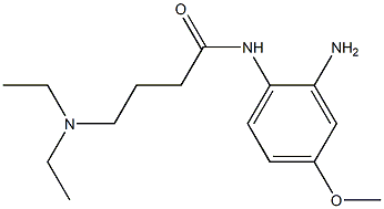 N-(2-amino-4-methoxyphenyl)-4-(diethylamino)butanamide 结构式