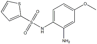 N-(2-amino-4-methoxyphenyl)thiophene-2-sulfonamide Struktur