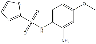 N-(2-amino-4-methoxyphenyl)thiophene-2-sulfonamide Structure