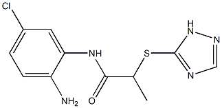  N-(2-amino-5-chlorophenyl)-2-(1H-1,2,4-triazol-5-ylsulfanyl)propanamide