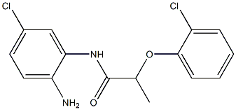 N-(2-amino-5-chlorophenyl)-2-(2-chlorophenoxy)propanamide Structure