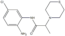 N-(2-amino-5-chlorophenyl)-2-(thiomorpholin-4-yl)propanamide Structure