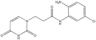 N-(2-amino-5-chlorophenyl)-3-(2,4-dioxo-1,2,3,4-tetrahydropyrimidin-1-yl)propanamide