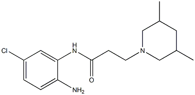  N-(2-amino-5-chlorophenyl)-3-(3,5-dimethylpiperidin-1-yl)propanamide